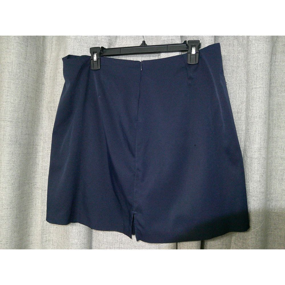 Coral Bay Golf‎ Navy Blue Athletic Shorts Polyester Spandex Blend Size 14